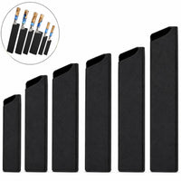 Lot de 6 protège-lames noirs pour couteaux de cuisine de différentes tailles